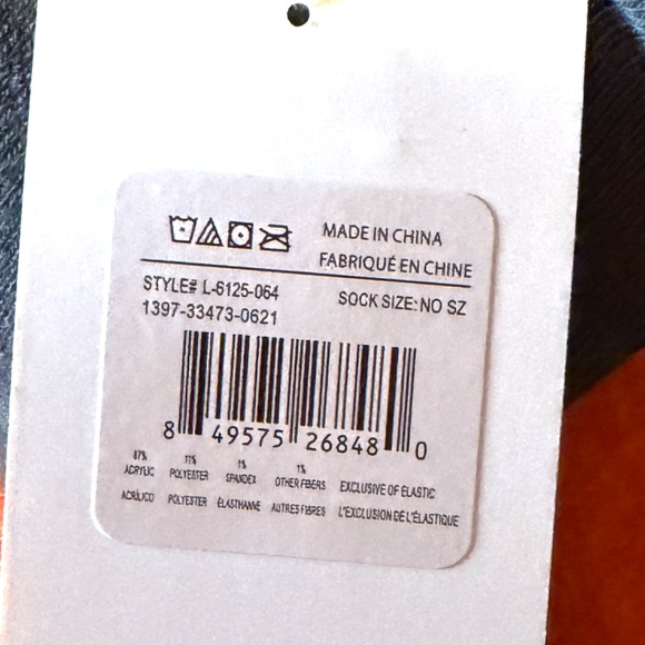 Lemon gray terry-lined tigh-highs overknee socks NWT - Picture 7 of 8